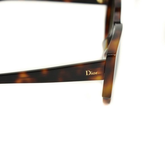 DIOR "Night 1": Tortoise Brown Logo Sunglasses mw - Picture 7 of 12